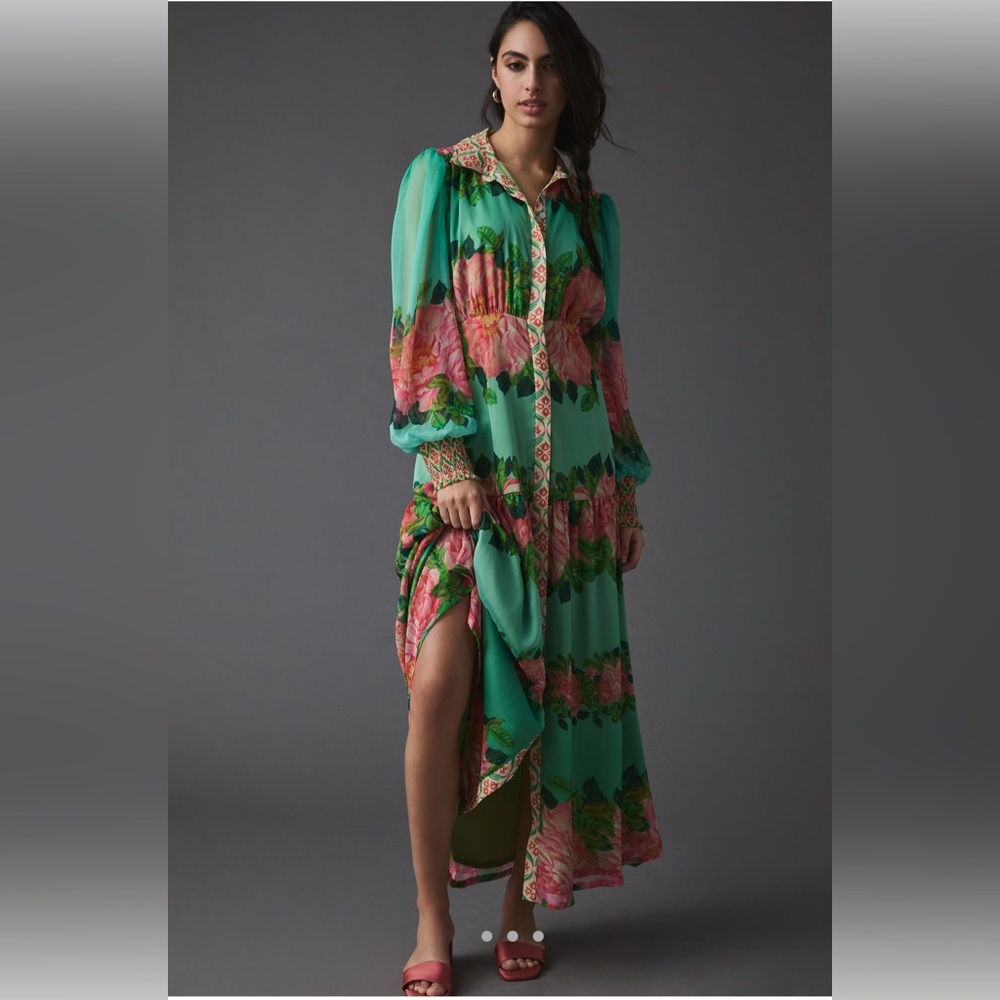 Vineet Bahl Anthropologie maxi dress - Picture 1 of 5